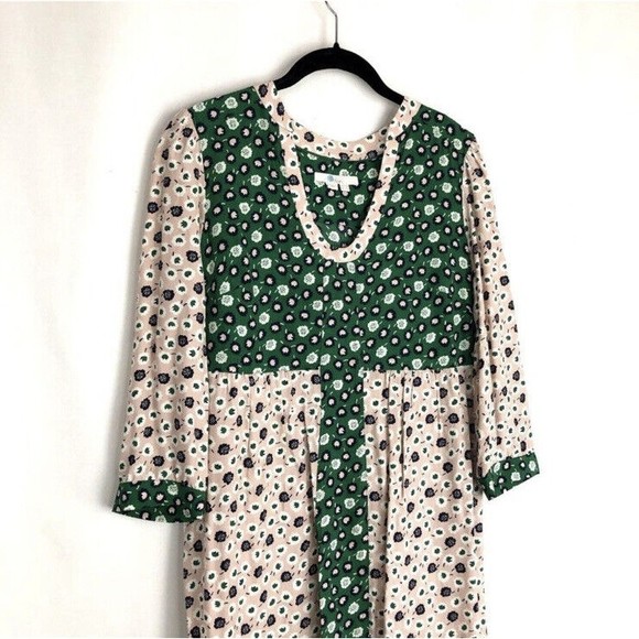 Boden Mollie Women's Tunic Dress Size 12 L Cottagecore Floral Print WORN ONCE - Picture 6 of 15